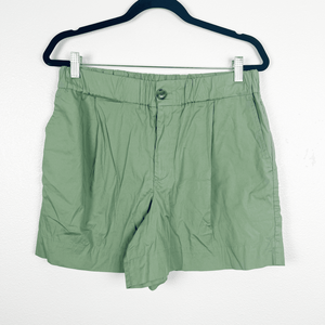 A New Day Women's Chino‎ Pull On Shorts Green Sz M